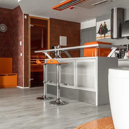 Sky Orange Jacuzzi 28 Floor Apartment Klaipeda Exterior photo