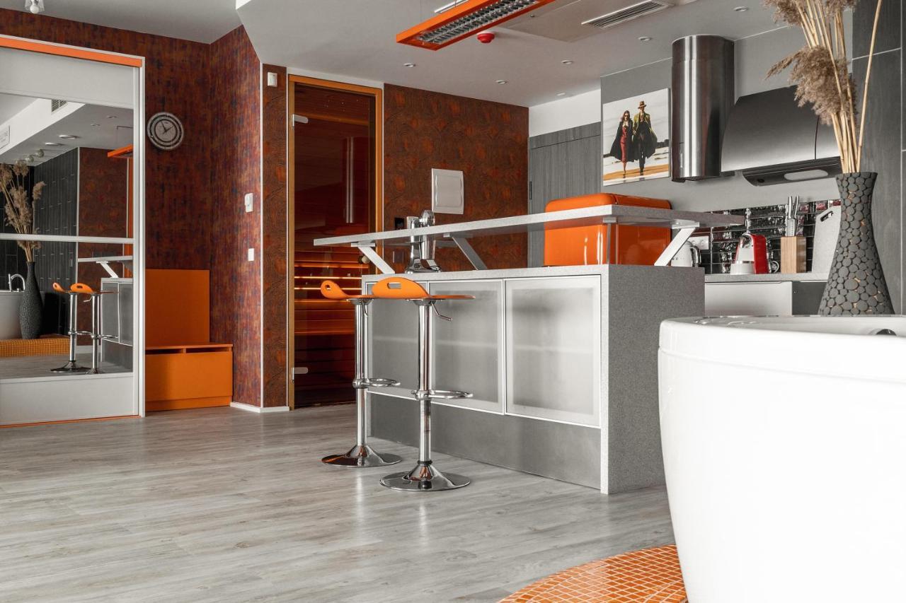 Apartment Sky Orange Jacuzzi 28 Floor Klaipeda